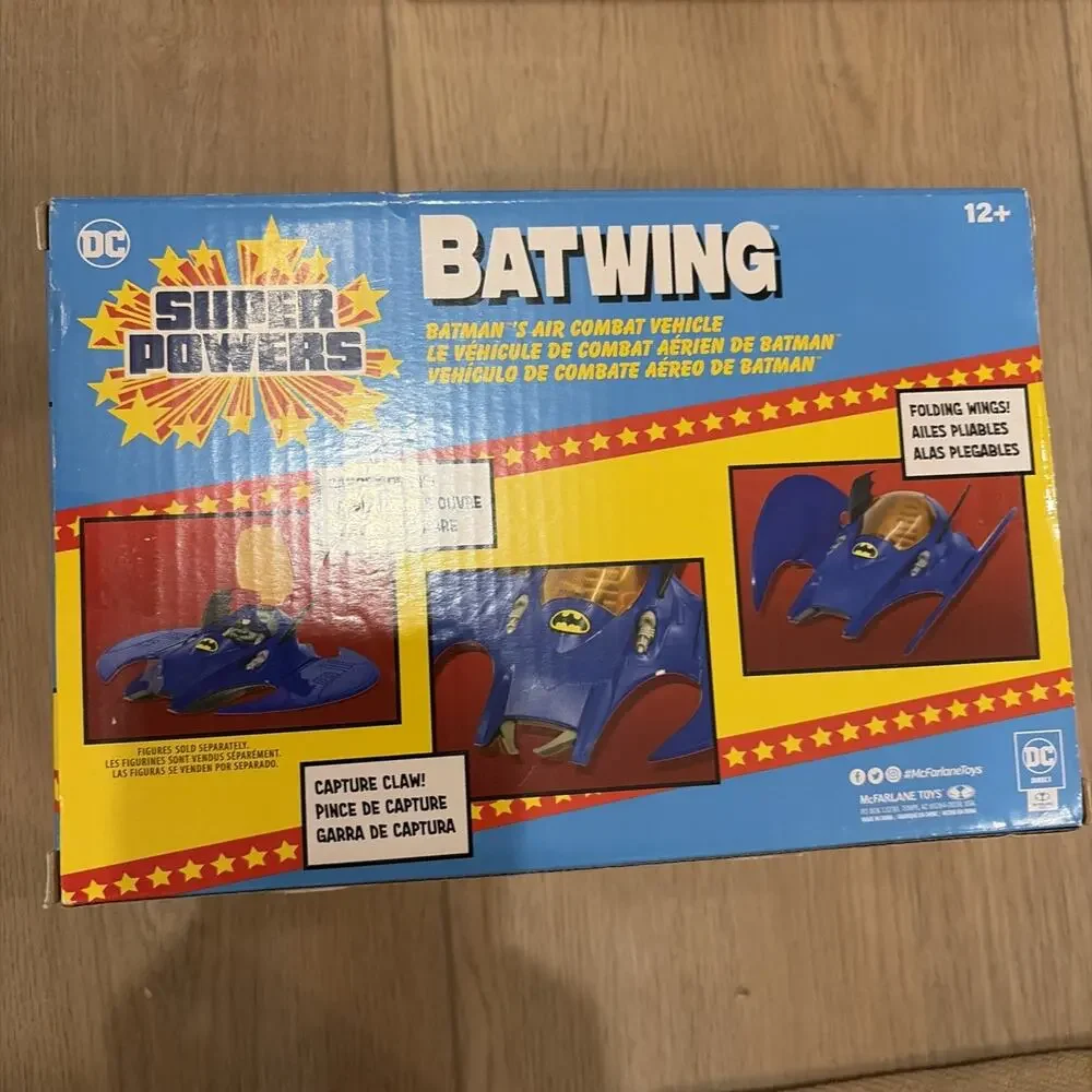 New In Box DC Super Powers Batman Batwing Vehicle McFarlane Toys Sealed New